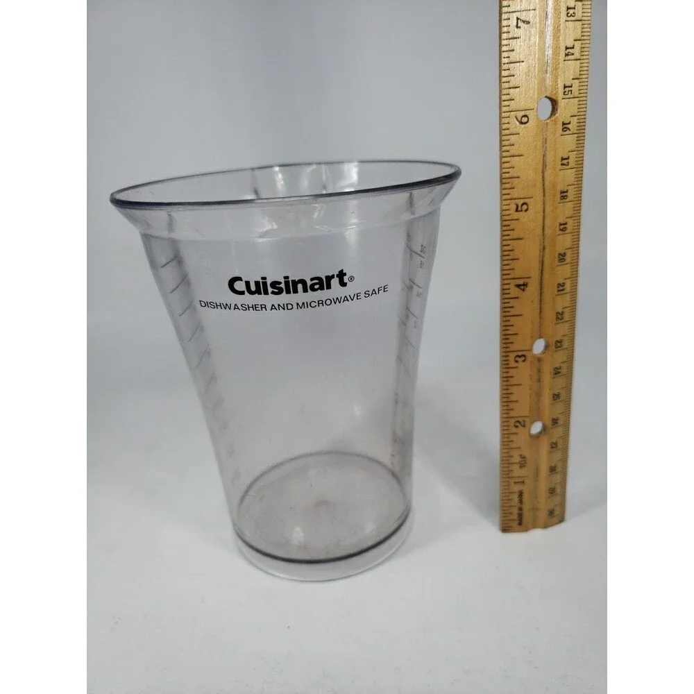 Cuisinart Hand Blending Stick Measuring Cup 2 Cups 16 oz 500ml Used Replacement